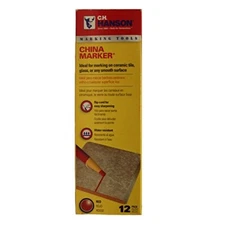 CH Hanson 10390 China Marker Boxed Red for Smooth Surfaces