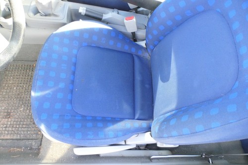 VW New Beetle 9C 1Y Sitz vorne links Fahrersitz blau Sitzheizung