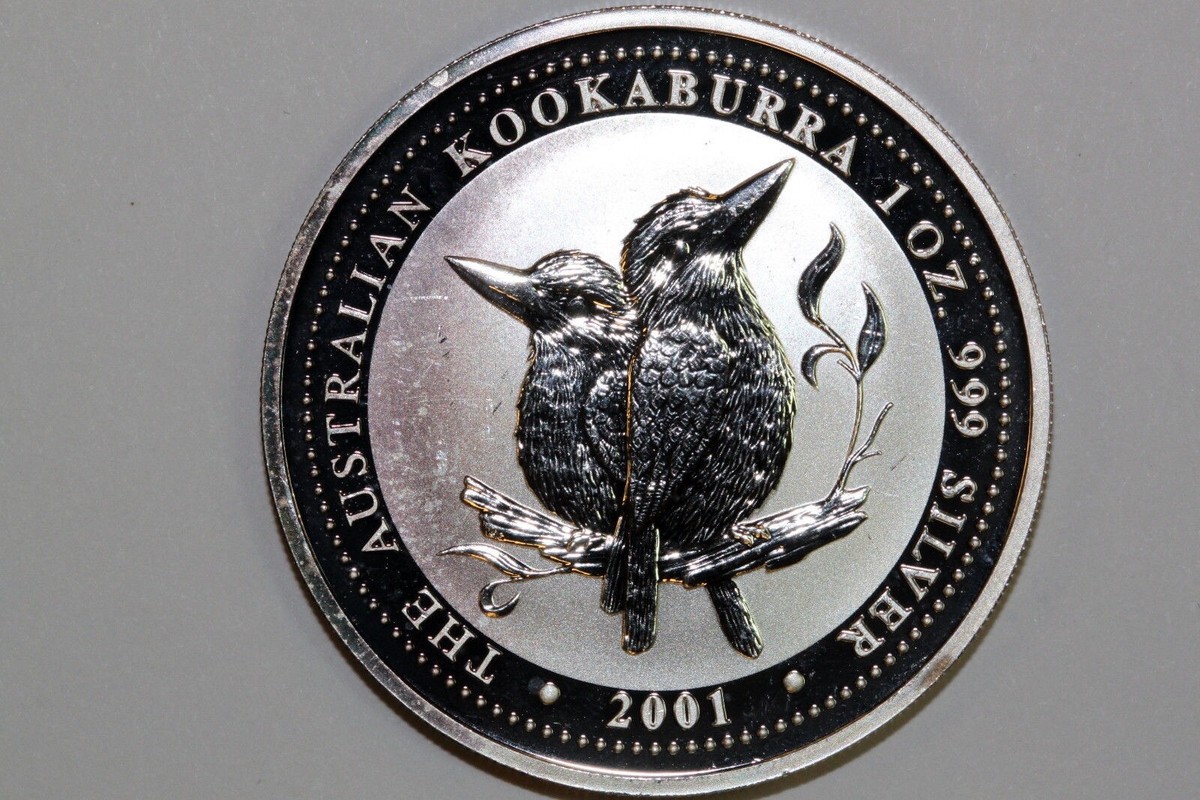 Fast Shipping: One Nice 2001 1oz 999 Fine Silver Perth Mint