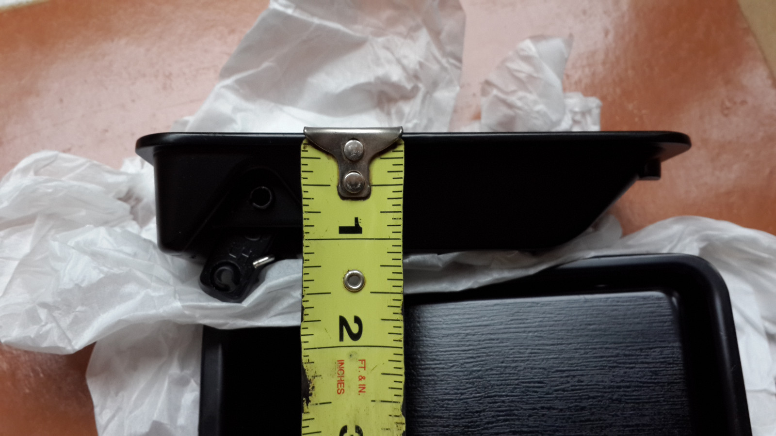 Lamborghini Diablo Interior Door Handle, Metal, Black Powder Coated For Replicas