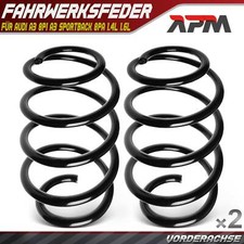 2x Federn Fahrwerksfeder Vorderachse für Audi A3 8P1 A3 Sportback 8PA 1.4L 1.6L