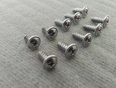 1962 - 67 CHEVY II NOVA SS COUPE Door Vent Window Chrome Diecast Bar Screws 10pc