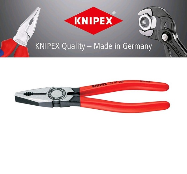 Knipex Kombizange LäNge 160 Mm Poliert , öLgehäRtet , Geschmiedet # 03 01 160-image