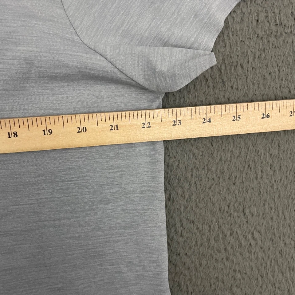 Nike Top Mujer 1X Gris Manga Corta Ropa Activa Entrenamiento Deportes Gimnasio Mamá Foto 2 de 4