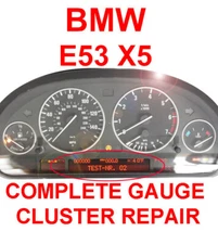 BMW X5 E53 2001-2006 Instrument Gauge Cluster LCD Pixel Repair