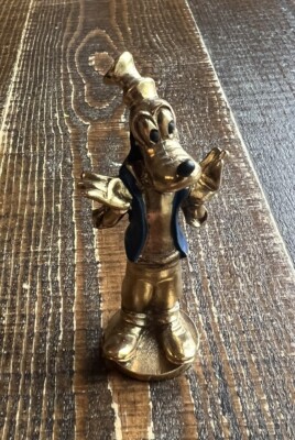 Disney Goofy - ''What's Up'' - By Hudson Pewter - Figurine - Gold Tone- 3992 - USA