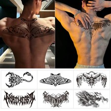 Temporary Tattoo Stickers Waterproof Breast Abdomen Body Art Fake Tattoos   