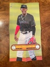 2021 Topps Heritage High Number Jazz Chisholm Jr. Box Topper 1972 Poster 