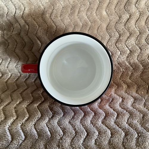 Mountain Cabin Coffee Mug Melaleuca Distressed Red 14oz Lg Happy Place Ceramic - Picture 5 of 10