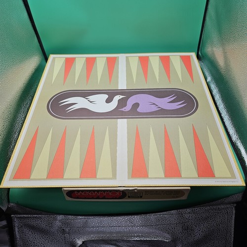 Vintage Backgammon Game Selchow & Righter 1975, Wood Pieces COMPLETE SET CIB VG+ - Picture 7 of 9