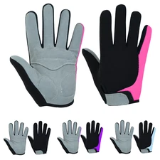 Cycling Gloves Ladies Girls Bike MTB Winter Breathable Full Finger Thermal Sport