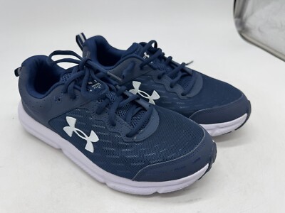Under Armour Charged Assert 10 Low Top Athletic Shoes Men's Blue Sneakers - 9.5