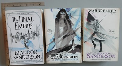 Warbreaker  Brandon Sanderson 2009-2010 Paperback Gollancz Set Of 3