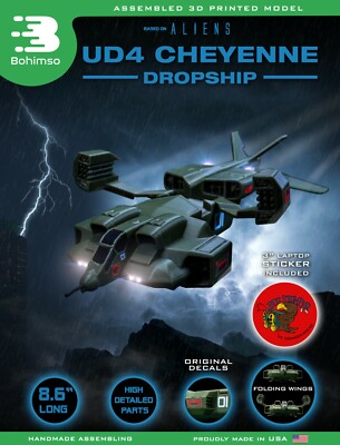 UD4 CHEYENNE Dropship  ALIENS Plastic Model 3D Print 3D print