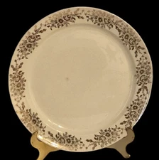 Taylor Smith Taylor USA Porcelain Set Of Four Dinner Plates 10"