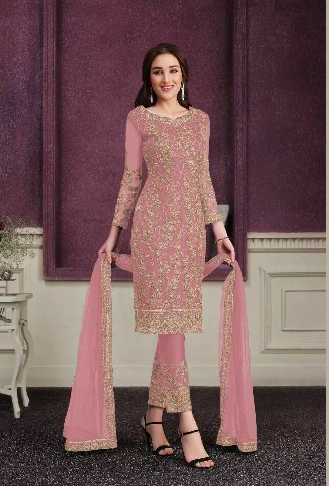 Aashirwad Creation Georgette Bollywood Designer Suit at Rs 1795 in Surat