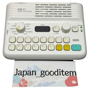 Korg KR-11 Boîte de rythme compacte Système de haut-parleur nouvellement développé 16 Mode de jeu du Pad
