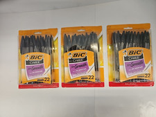 BIC Cristal Xtra Smooth Ballpoint Pen Medium Point 1.0mm Black 66 Pens