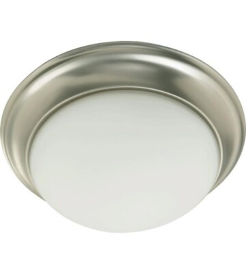 Quorum 3507-14-65 Ft Worth 14'' Flush Mount Ceiling Light Satin Nickel  
