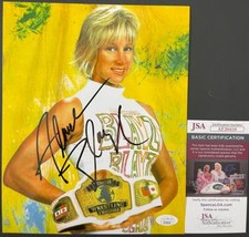 WWE WWF Alundra Blayze Signed 8x10 Photo C Autograph Madusa WCW JSA COA