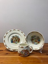 ROYAL DOULTON Vintage Bunnykins 3-Piece Bone China Children  s Set