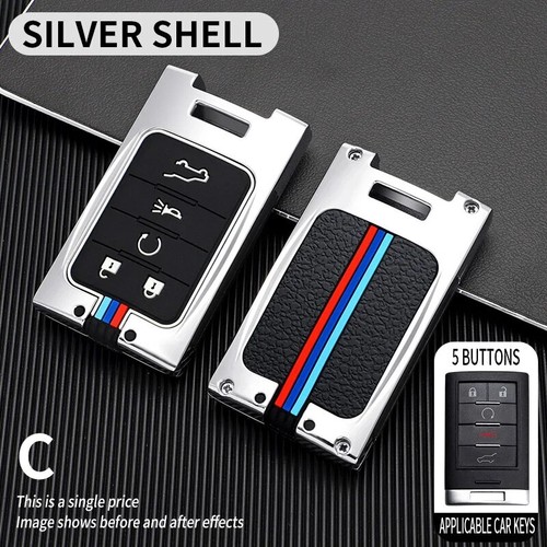 Funda protectora con llave de coche de aleación de zinc para Cadillac SRX XTS ATS CTS ESCALADE - Imagen 7 de 14