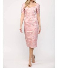 Fate Jaquard Dress Pink