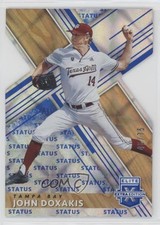 2019 Panini Elite Extra Edition Status Blue Die-Cut 46/75 John Doxakis #61 s3g