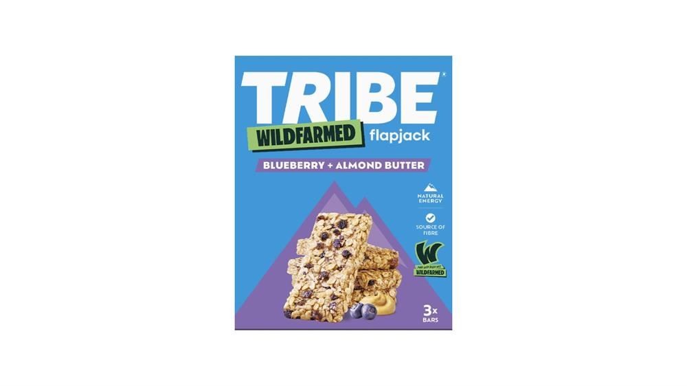 TRIBE Wildfarmed Blueberry + Almond Butter Flapjack Multipack 150