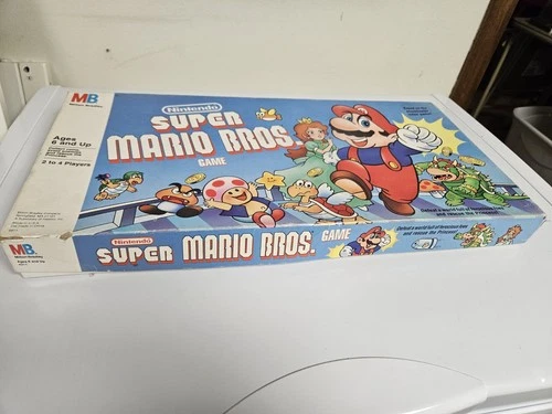 Vintage 1988 Super Mario Bros Board Game Milton Bradley Almost Complete!