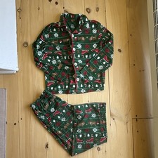 Carter's Unisex Kids Size 10 Flannel Christmas Reindeer 2pc Pajama Set