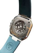Bell & Ross BR-05 GMT Blue Steel Men's Watch Automatic Box/Papers #24680 3