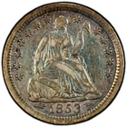 US 1853 O Arrows Seated Liberty Half Dime PCGS XF 40 New Orleans Silver 5C