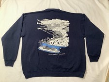 Sudadera Princess Cruises Para Hombre XL Azul De Colección Glacier Bay Alaska Tultex EE. UU.
