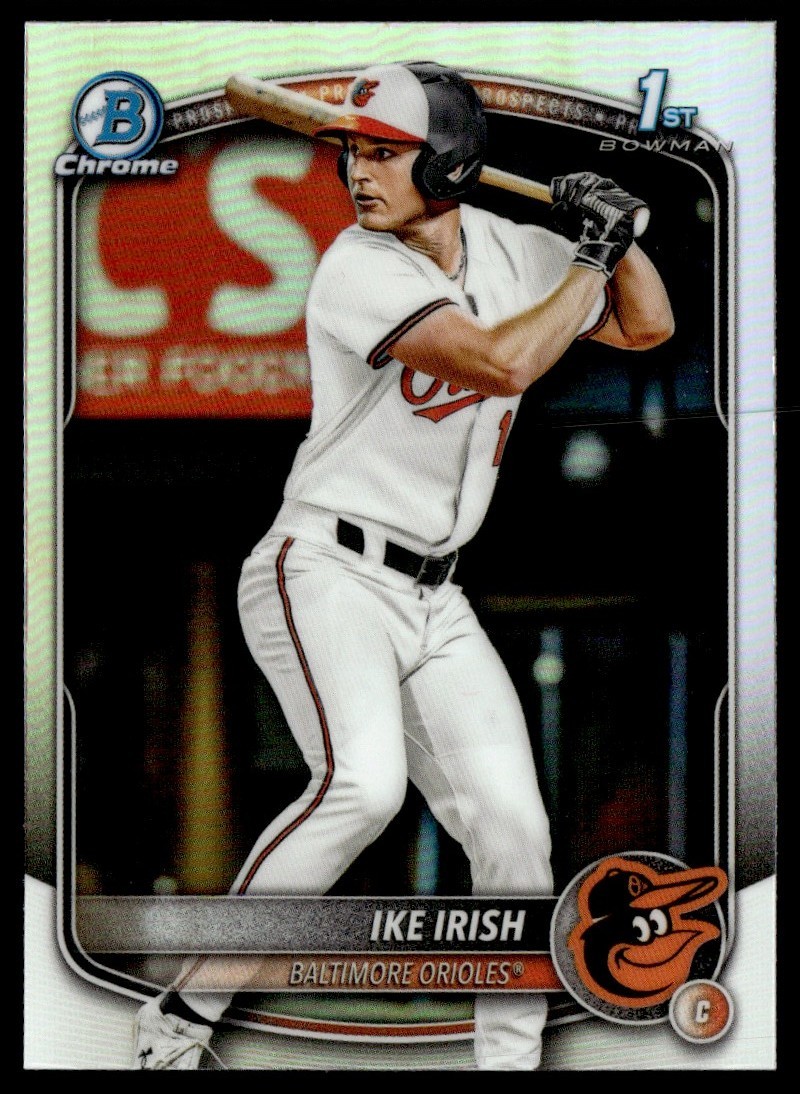 2025 Bowman Draft Chrome 1st Refractor Ike Irish #BDC-16