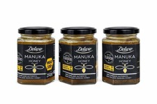 3x New Zealand Manuka Honey 250g Pure Authentic Premium Honey Jars