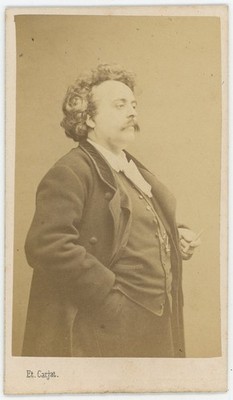 CDV Carjat Circa 1865 Pierre Carrier-Belleuse Französischer Maler