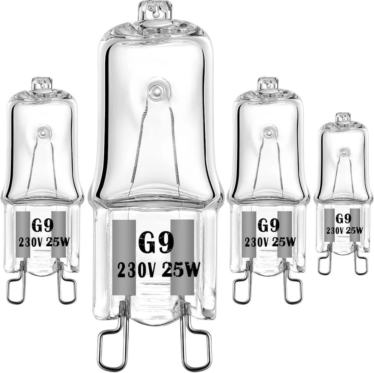 4 x G9 Oven Cooker Bulb Lamp 230V 25W Halogen Capsule NEFF AEG BOSCH UK SELLER