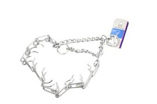 Herm Sprenger Steel Chrome Prong Dog Training Collar Medium 23in 3.2mm Germany