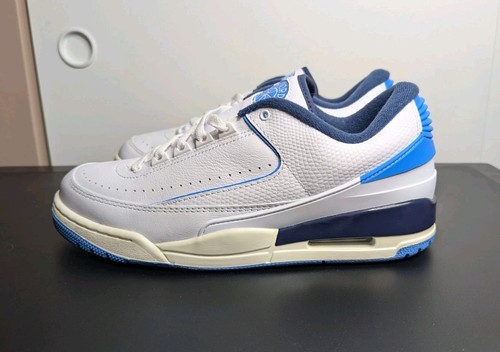 Nike Air Jordan 2 II Retro Low UNC University Blue DV9956-104 Size 10.5 NEW - Picture 5 of 14