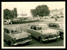 Ford Zephyr und Opel Kapitän 1961 in Luzern - Auto KFZ 1960er - Foto 10x7cm