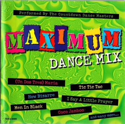 Maximum Dance Mix Various Artists (Pop Rock Music Audio CD)