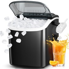 Antarctic Star Ice Maker Countertop, Portable Ice Machine with Carry Handle,
