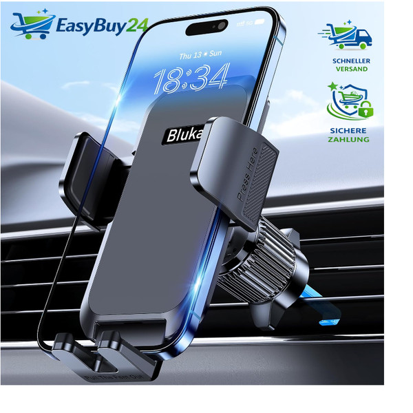 Handyhalterung Auto LüFtung 360° Drehbar Stabiler Kfz Halter FüR Smartphone-image