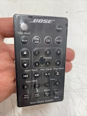 Bose Acoustic Wave Music radio  System II Remote Control Black New