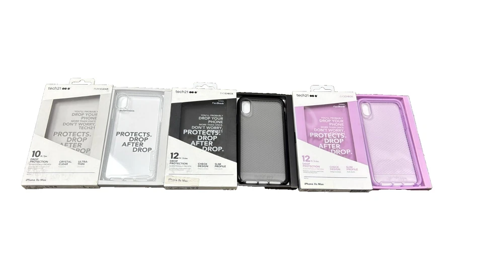 LOT OF 3 - Tech21 Gel Silicone Phone Case Back Cover for Apple iPhone Xs Max - Image 2 of 2