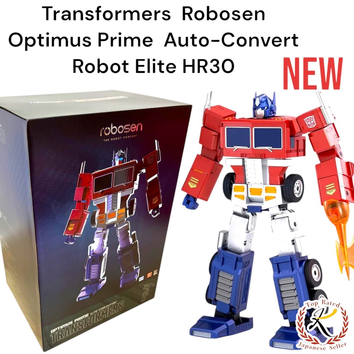 Hasbro Robosen Transformers Optimus Prime Robot Elite HR30