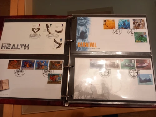 GB First Day Covers (56) 1998-2002 in Malvern Cover Album. All with Special P/ms