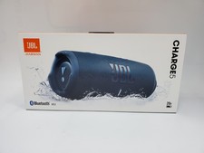 JBL Charge 5 Portable Wireless Bluetooth Speaker - Waterproof - Blue Sealed New