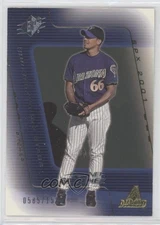 2001 SPx Rookies/Young Stars 585/1500 Duaner Sanchez #190 Rookie RC sh7